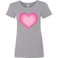 thumbnail image 3 of Inktastic Pink Valentine Heart Women's T-Shirt, 3 of 5