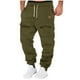 thumbnail image 1 of Penkiiy Men Fashion Joggers Pantalones deportivos Slim Fit Casual Jogger Pant Chino Pantalones de chándal Hombres Pantalones largos XL Army Green, 1 of 3