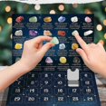 thumbnail image 4 of Advent Calendar 2024 24 Natural Crystal Agate Days Children's Advent Calendar 24 Days Of Series Christmas Countdown Calendar advent calendar 2024 Chri, 4 of 5