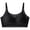 Black, variant on Women's Bras Lightweight Seamless No Wire T-Shirt Bra Flat Seam Design Invisible Under Thin Shirts M-3XL