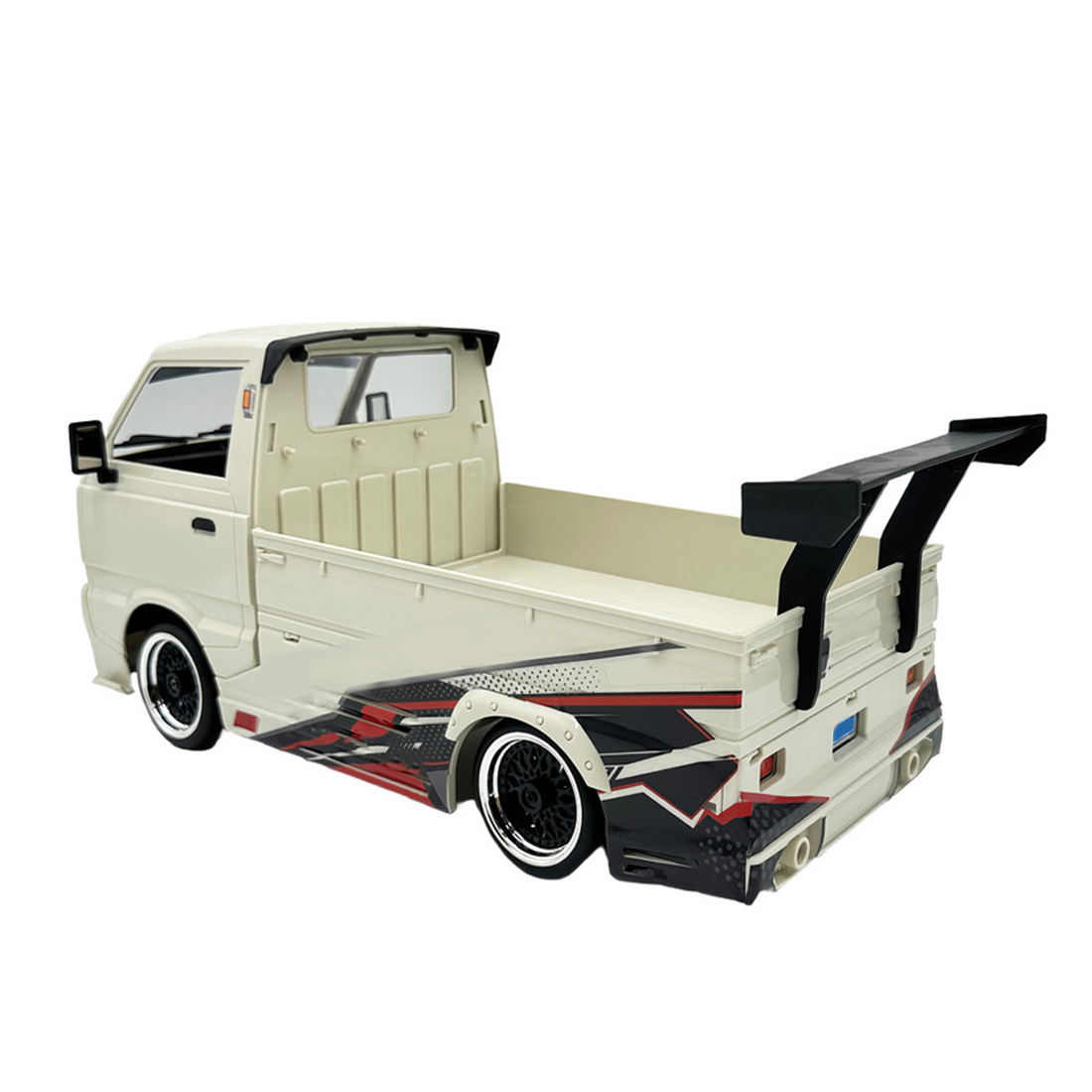 1/10 RC Drift Car, Brushless 2435 4000KV Motor Truck, 25KM/H Speed 2.4G Proportional Control, Metal Driveshaft – D-14S RTR White RC Drift Toy for Adults