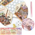 thumbnail image 3 of 4 juegos de pegatinas de casas 3D DIY, divertidas pegatinas de escenas para crear tu propio supermercado, 3 of 6