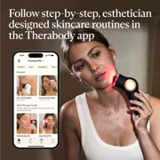 TheraFace PRO Face Massager by Therabody | 8-in-1 Compact and Powerful Facial Device | Black