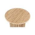 thumbnail image 5 of Meridian Furniture Genoa Beige Travertine Stone End Table, 5 of 10