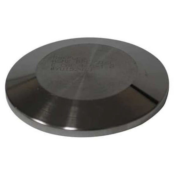 Maxpure 4" Clamp T316L SS Solid End Cap TEG16A6L4.0-PL