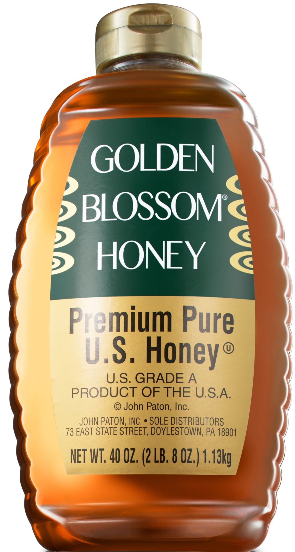 Golden Blossom Pure US Honey Blend, 40 oz Plastic Bottle