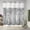 Gray, variant on No Hook Shower Curtain with Built-In Rings, Pink Stripe Window for Bathroom,No Hook Shower Curtain with Built-In Rings, Country Farmhouse Vintage Lines Black White Plaid 36"x72"