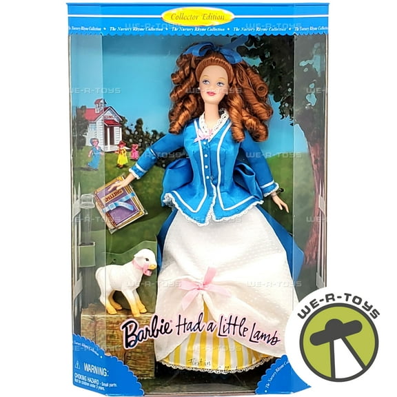 Barbie Had a Little Lamb Doll The Nursery Rhyme Collection 1998 Mattel 21740