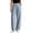 Light Blue, variant on LIaqionyy Women Pants Elastic Waist Casual Wide Leg Lightweight Sweatpants Trousers Fashion Outfits with Pockets