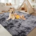 thumbnail image 4 of Garvee 8'x10' Fluffy Area Rugs Soft Fuzzy Carpet, Non Slip Shaggy Accent Rug for Living Room Bedroom Home Decor, Dark Gray, 4 of 8