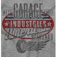 thumbnail image 2 of Garage Industries American Standard Unisex Plus Fleece Graphic Sweatshirt Brisco Brands 2X, 2 of 6