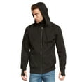 thumbnail image 1 of Men's Fleece Full-Zip Ninja Hoodie by 9 Crowns Essentials (Black, Medium), 1 of 6