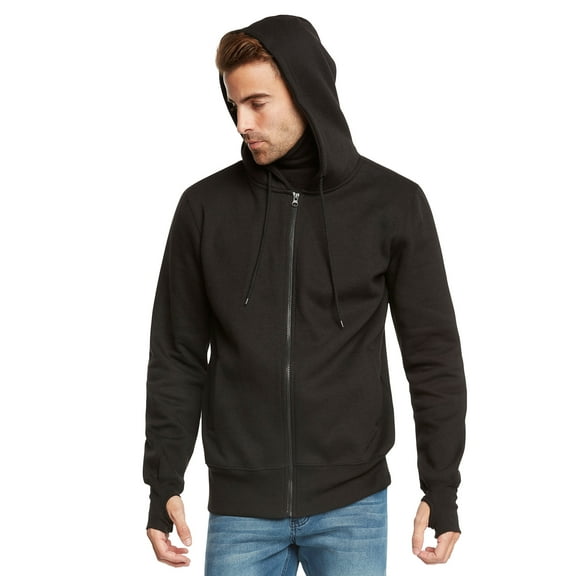 Men's Fleece Full-Zip Ninja Hoodie by 9 Crowns Essentials