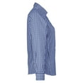 thumbnail image 6 of Devon & Jones DG536W Women's CrownLux Performance Gingham Dress Shirt-Navy/ White-L, 6 of 6