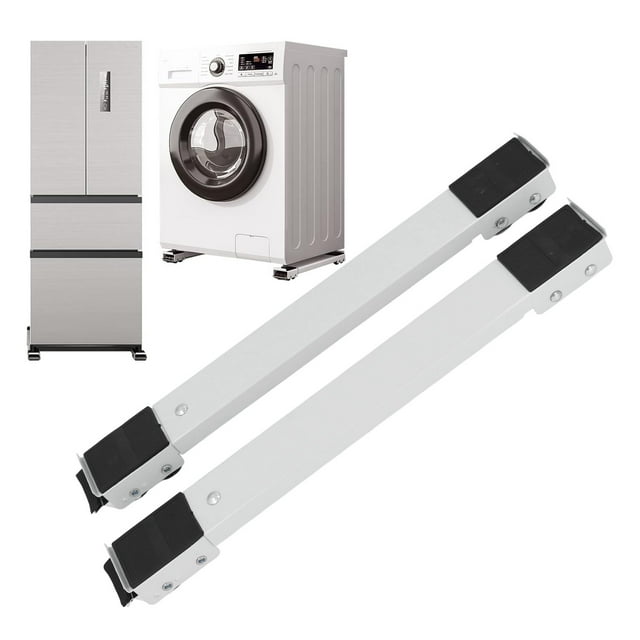 Rouleaux d'Appareils Réfrigérateur, Rouleaux d'Appareils Protecteurs Réglables Robustes 2 Pcs Faible Bruit pour Machine à Laver