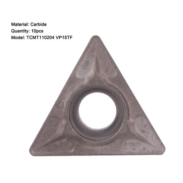 Insert CNC, Insert en Carbure, 10 Lames Tournantes 10 Pcs Finition en Acier Inoxydable pour Acier