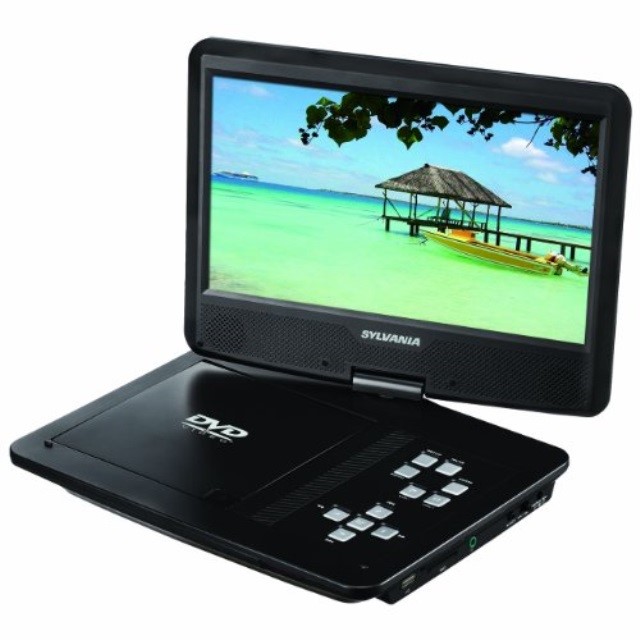 Sylvania SDVD1048 10Inch Portable DVD Player, 5 Hour Rechargeable