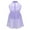 Lavender, variant on YiZYiF Girls Sleeveless Ruched Chiffon Ballet Dance Leotard Dress Caged Back Lyrical Dance Dresses