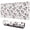 White Cow Strawberry, variant on Long Mouse Pads for Desk,White Cow Bow Pattern Desk Mats on Top Of Desks, Desk Mouse Pad Extra Large with 3mm Non-Slip Base and Stitched Edge for Gaming,Office,Work,Home 31.5"x11.8"