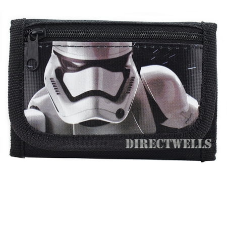 Star Wars Stormtrooper Authentic Licensed Black Trifold Wallet
