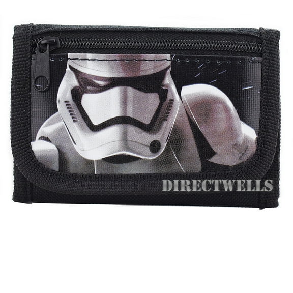 Star Wars Stormtrooper Licensed Black Trifold Wallet