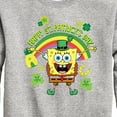 thumbnail image 3 of SpongeBob SquarePants - Happy St Patricks Day - Toddler And Youth Crewneck Fleece Sweatshirt, 3 of 6