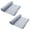2 Pack White, variant on Bath Bliss Sanitized Antimicrobial PVC Bath Mat, White