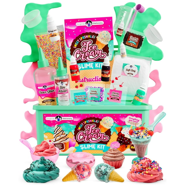 Helado Slime Kit Original Stationery Sweet Sprinkles