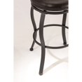 thumbnail image 4 of Hillsdale Kirkham 45.75" Metal Transitional Bar Stool in Black Silver, 4 of 6