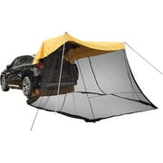 Miumaeov Car Awning Sun Shelter Camping Tent,Portable Waterproof Roof Top Tent Car Canopy for Camping Outdoor Travel,3-4 Person