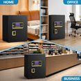 thumbnail image 6 of SYSENFO 3.5 Cuft Large Safe Box, Digital Keypad Home Security Safe With Fireproof Bag & Alarm System(Black), 6 of 11