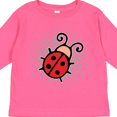 thumbnail image 4 of Inktastic Ladybug Lover Girls Long Sleeve Toddler T-Shirt, 4 of 5