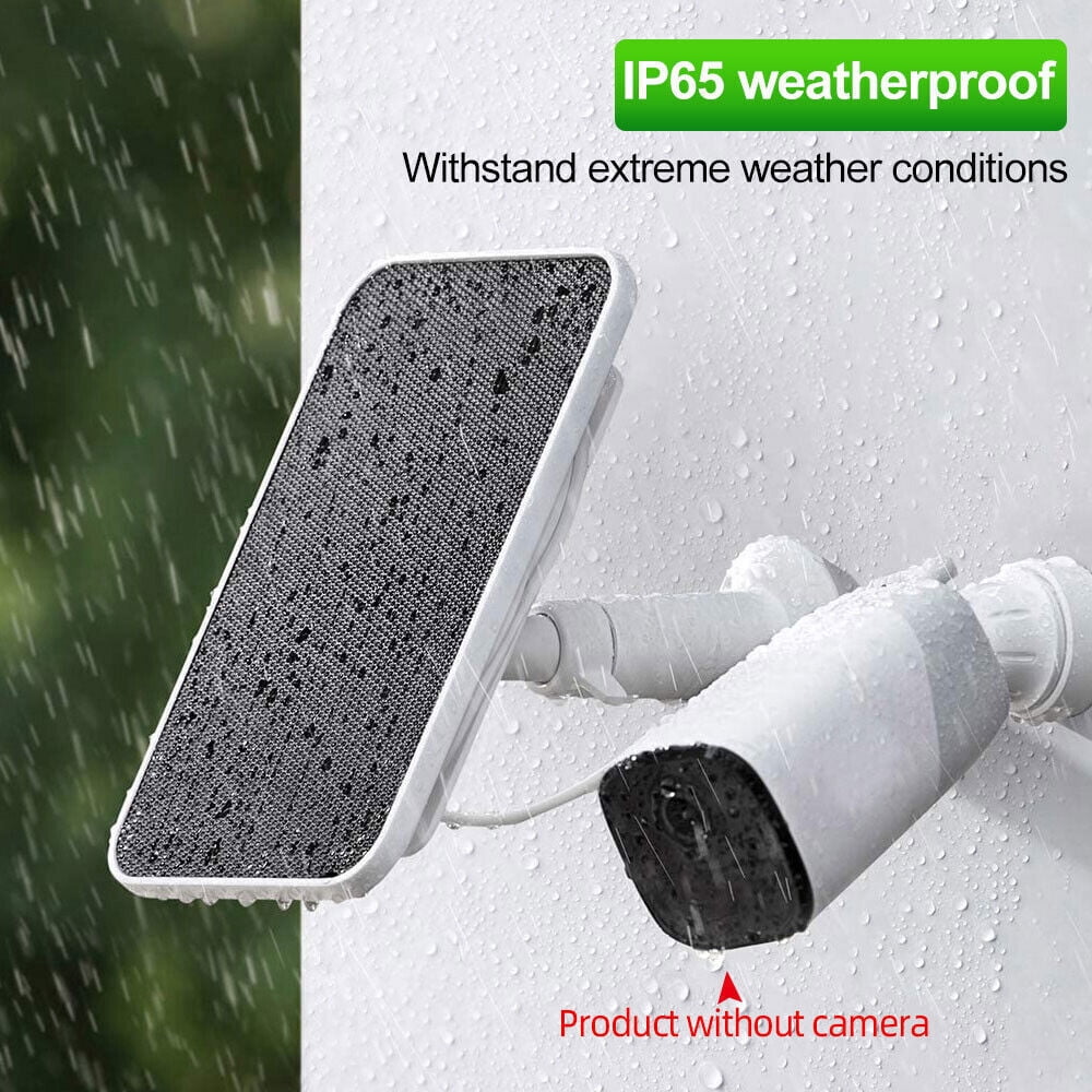 Cocobaby Solar Panel 9.8ft for Eufy Eufycam Cam E/2C/E/2 Pro Wall Mount w/USB Power Cable