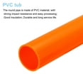 thumbnail image 4 of Uxcell Rigid Round Pipe Orange 1.38 x 1.57"(ID*OD) High Impact for Water Pipe Crafts Cable Sleeve, 4 of 6
