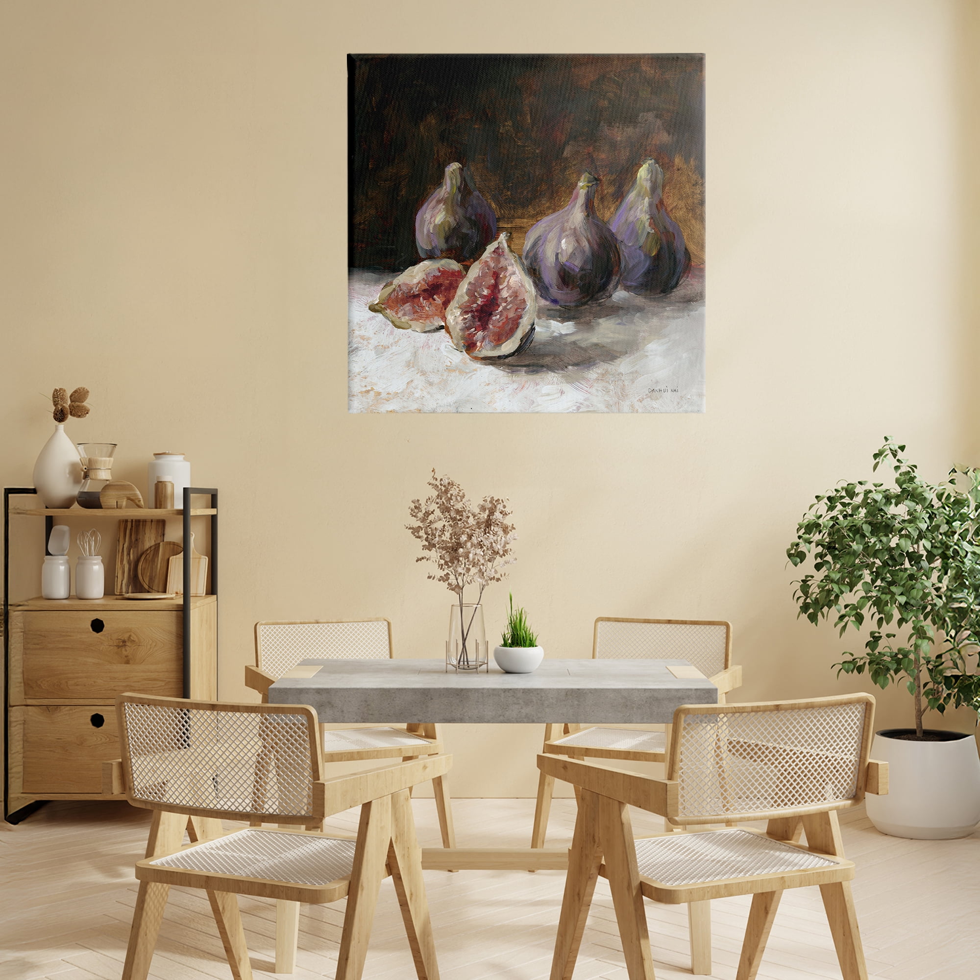 Stupell Industries Rustic Fig Still Life Canvas Wall Art, design by Danhui Nai