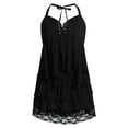 thumbnail image 5 of Madden NYC Women's Lace Up Halter Top, Sizes XXS-XXL, 5 of 5