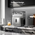 thumbnail image 2 of Havato Countertop Nugget Ice Maker, 6 Mins Fast Chewable Ice, 35lbs/24H Self-Cleaning Nugget Ice Machine for Home Office Party, 2 of 8