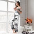 thumbnail image 5 of Salouo Cute Cat Meadow Sketch Print Women's Pajama Pants Casual Loose Sweatpants PJs Flowy Pants Drawstring Palazzo for Women Wide Leg Pants Lounge Pajama -XX-Large, 5 of 8