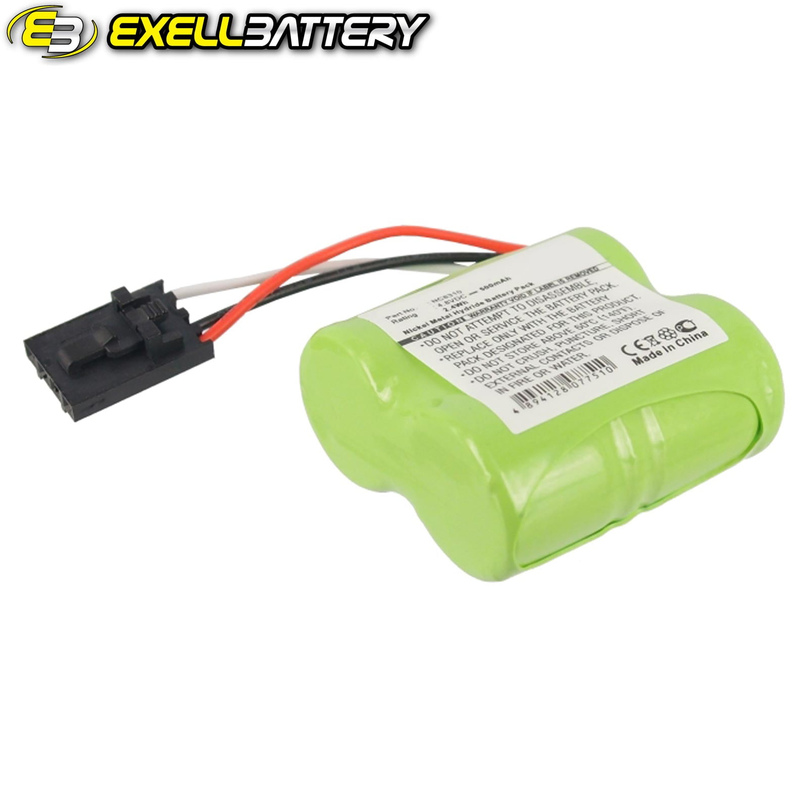 4.8V 500mAh Replacement Battery For Rainin Pipette NCB310 EDP 1 EDP