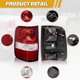 thumbnail image 2 of For 2004-2008 Tail Light Assembly Brake Rear Light Replacement 5L3Z-13405-CA, Without Bulb, Left, 2 of 5