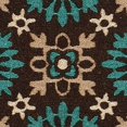 thumbnail image 2 of Arabella 15862 Floral Area Rug-Color:Brown/Blue,Shape:Rectangle,Size:64.96"Lx39.37"W,Style:Transitional, 2 of 2