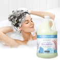 thumbnail image 2 of Ginger Lily Farms Botanicals Moisturizing Shampoo for All Hair Types, Island Tranquility, 100% Vegan &amp; Cruelty-Free, Green Tea Lemongrass Scent, 1 Gallon (128 fl oz) Refill, 2 of 6