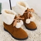 thumbnail image 4 of Botas de nieve para mujer con tacón aumentado, aislamiento, de longitud media, para correr, estilo vaquero, 4 of 8