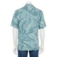 thumbnail image 2 of Men's Newport Blue Short Sleeve Button-Up Shirt Color: Blue Tropical Size: L, 2 of 4