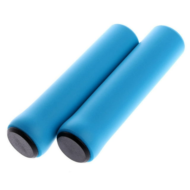 1 Paire de Poignées de Guidon de Vélo Manchon de Paume Silicone Réglable Housse de Guidon de Vélo Confortable Accessoires de Cyclisme en Plein Air Bleu
