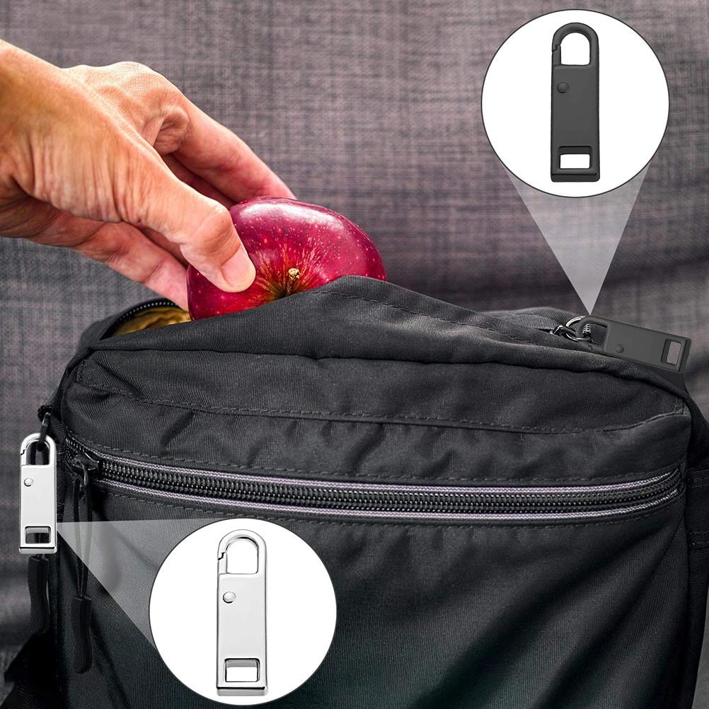 Scettar Lot De 22 Kits De Réparation Pour Fermeture éclair, 10 Curseurs, Fermeture éclair De Rechange Avec 12 Cordons, Tirette Pour Fermeture éclair