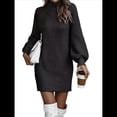 thumbnail image 3 of Suéteres Tipo Cárdigan para Mujer, Abiertos Al Frente, para Otoño e Invierno, de Larga, Holgados, Informales, para Abrigo. Negro XL, 3 of 10