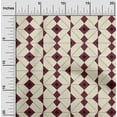 thumbnail image 1 of oneOone Cotton Silk Fabric Diamond Geometric Decor Fabric Printed BTY 42 Inch Wide, 1 of 4