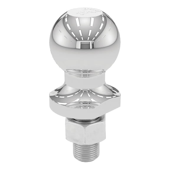 CURT 1-7/8" Chrome Trailer Ball  - Shank: 3/4" Diameter, 1-5/8" long - Capacity: 2,000 lbs, 1 each, sold by each