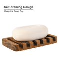 thumbnail image 2 of 2024, jabonera de madera para baño con bandeja autodrenante, 2 of 4